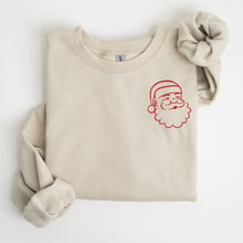 Load image into Gallery viewer, Santa Embroidered Sweatshirt