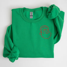 Load image into Gallery viewer, Santa Embroidered Sweatshirt