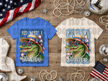 Load image into Gallery viewer, Red, White & Boujee Alligator