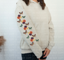 Load image into Gallery viewer, Bloom Wild & Untamed Hoodie Front & Sleeve