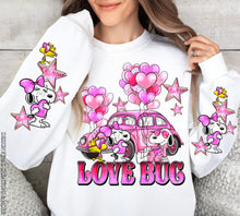Load image into Gallery viewer, Love Bug Sweatshirt With Cup Options