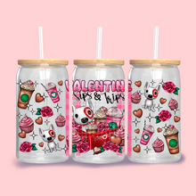 Load image into Gallery viewer, Valentine Sips & Trips Checkered