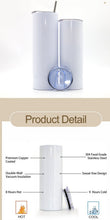 Load image into Gallery viewer, 20 0z Customized Straight Tumbler