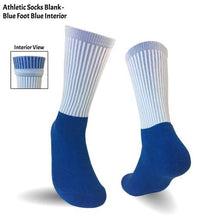 Load image into Gallery viewer, Customized Athletic Colored Cotton Bottom Sock