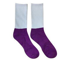 Load image into Gallery viewer, Customized Athletic Colored Cotton Bottom Sock