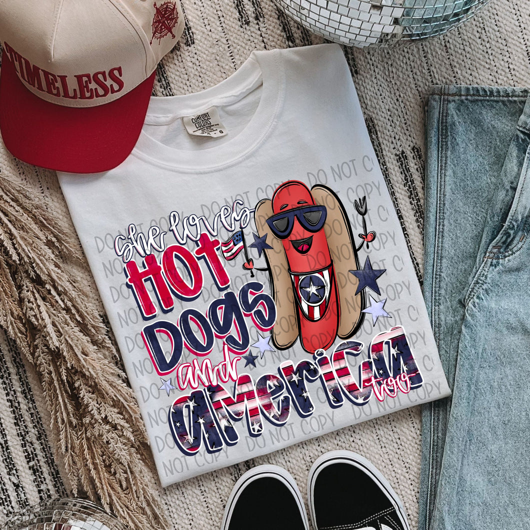 She Loves Hot Dogs and America