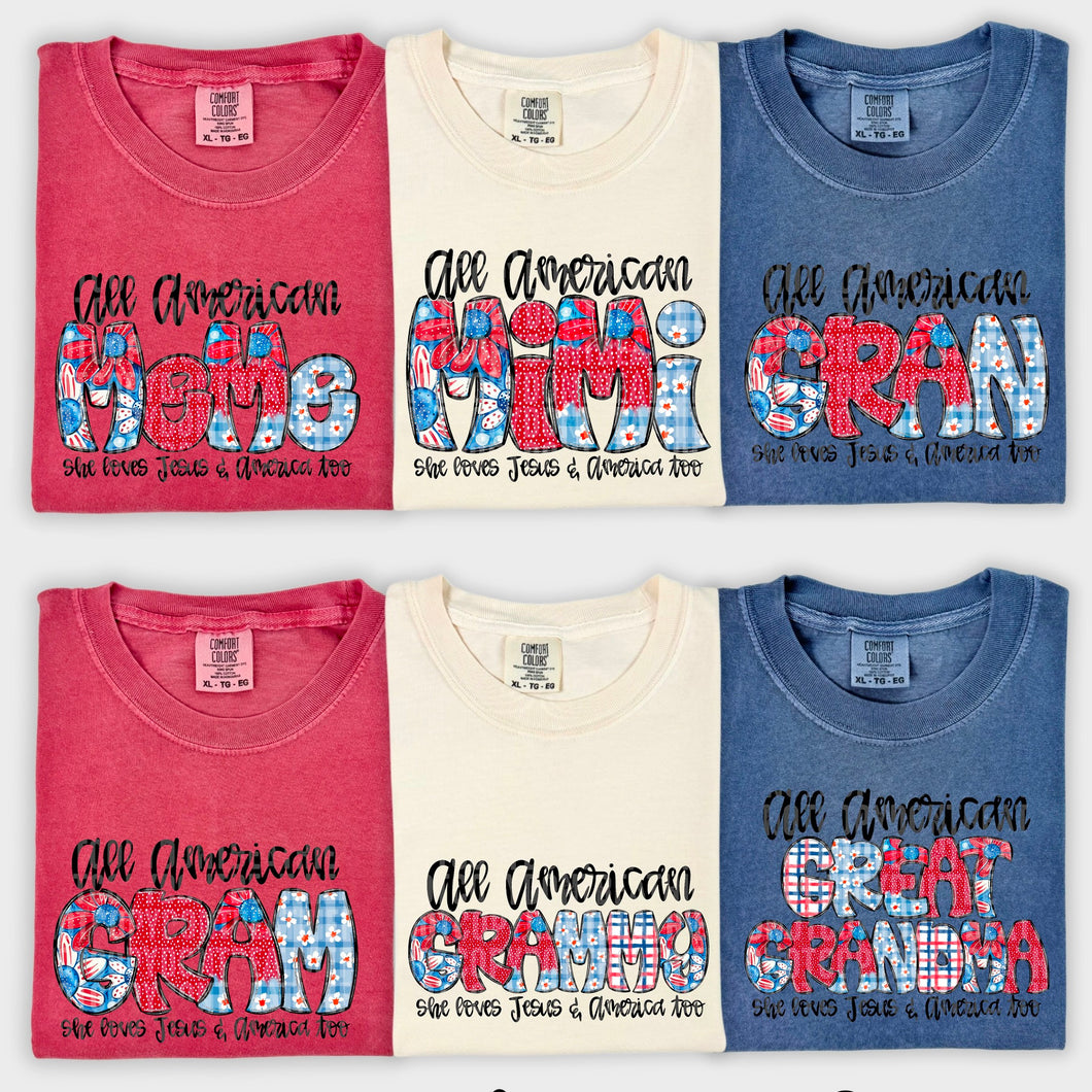 All American Meme Mimi Gran