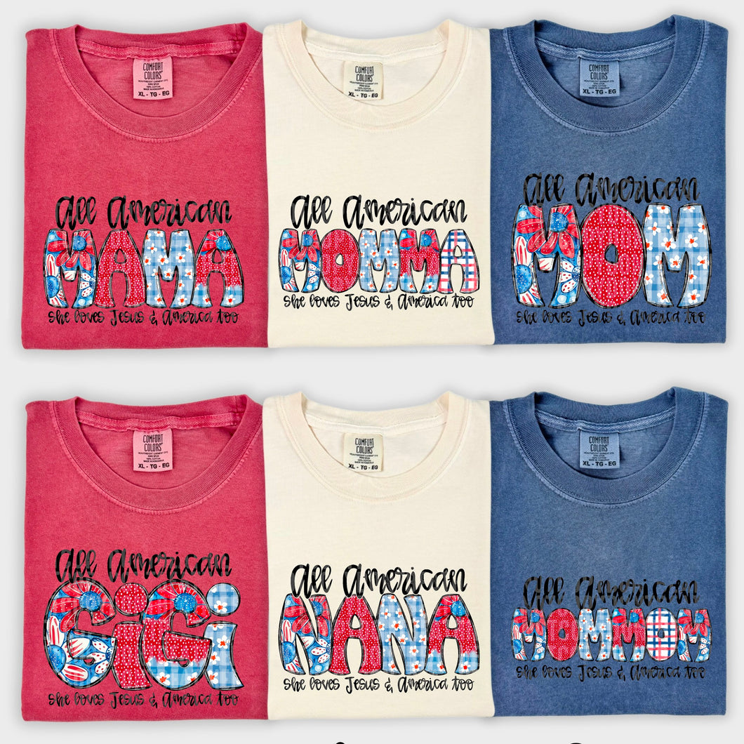 All American Mama Momma Mom