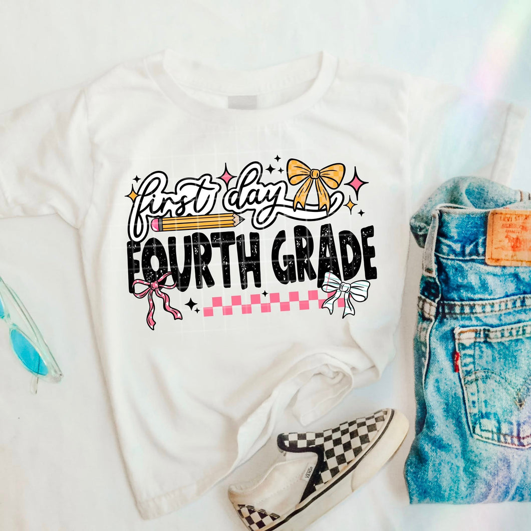 First Day of Fourth Grade