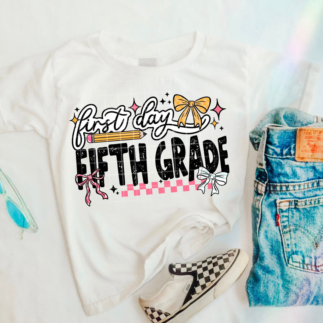 First Day of Fifth Grade