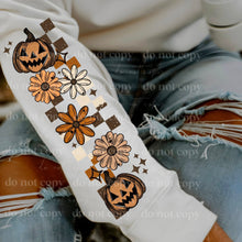 Load image into Gallery viewer, Pumpkin Flowers with Bow
