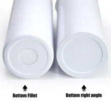 Load image into Gallery viewer, 20oz Sublimation White Flat Tumbler
