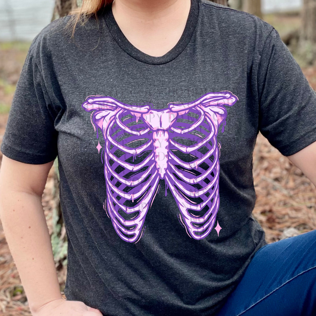 Retro Purple Rib Cage