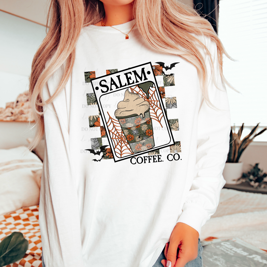 Salem Coffee Co. Sweatshirt White