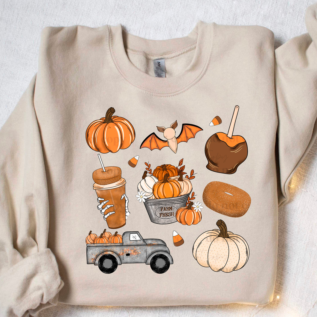 Fall Collage Sweatshirt