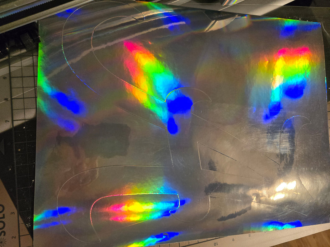 Custom Oil Slick Sticker